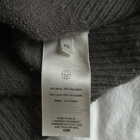 Retail $2312 Rare The Row Taupe Sibem Wool Crew Neck Sweater Size XS - Picture 5 of 12